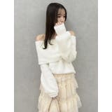 シャギーオフショルニットプルオーバー | dazzlin | 詳細画像16