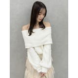 シャギーオフショルニットプルオーバー | dazzlin | 詳細画像17