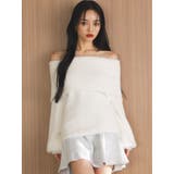 シャギーオフショルニットプルオーバー | dazzlin | 詳細画像2