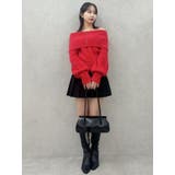 シャギーオフショルニットプルオーバー | dazzlin | 詳細画像30