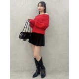 シャギーオフショルニットプルオーバー | dazzlin | 詳細画像31