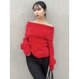 シャギーオフショルニットプルオーバー | dazzlin | 詳細画像42