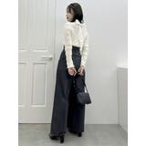 バックリボンプチフリルニットトップス | dazzlin | 詳細画像10