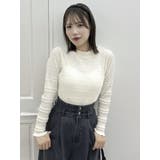 バックリボンプチフリルニットトップス | dazzlin | 詳細画像11