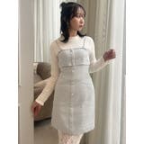 バックリボンプチフリルニットトップス | dazzlin | 詳細画像16