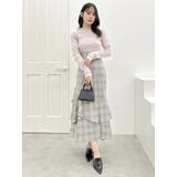 バックリボンプチフリルニットトップス | dazzlin | 詳細画像26