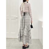 バックリボンプチフリルニットトップス | dazzlin | 詳細画像27