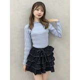 バックリボンプチフリルニットトップス | dazzlin | 詳細画像34