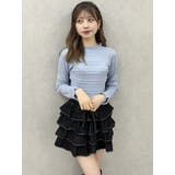 バックリボンプチフリルニットトップス | dazzlin | 詳細画像36