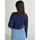 ケーブルシャツドッキングニット | dazzlin | 詳細画像15
