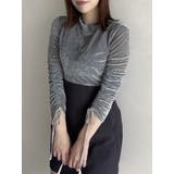 ブルー | シアーベロアトップス | dazzlin