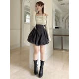 チョーカー付きオフショルドレープ長袖トップス | dazzlin | 詳細画像19 