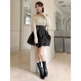 チョーカー付きオフショルドレープ長袖トップス | dazzlin | 詳細画像21 