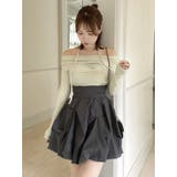 チョーカー付きオフショルドレープ長袖トップス | dazzlin | 詳細画像22 