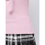 チョーカー付きオフショルドレープ長袖トップス | dazzlin | 詳細画像30 