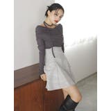 チョーカー付きオフショルドレープ長袖トップス | dazzlin | 詳細画像4 