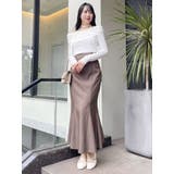 チョーカー付きオフショルドレープ長袖トップス | dazzlin | 詳細画像6 