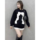 リボンディティールカットプルオーバー | dazzlin | 詳細画像2