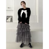 リボンディティールカットプルオーバー | dazzlin | 詳細画像25