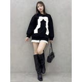 リボンディティールカットプルオーバー | dazzlin | 詳細画像3