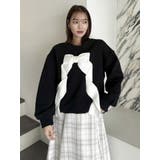 リボンディティールカットプルオーバー | dazzlin | 詳細画像31