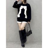 リボンディティールカットプルオーバー | dazzlin | 詳細画像5