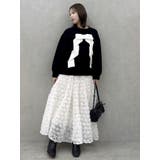 リボンディティールカットプルオーバー | dazzlin | 詳細画像6