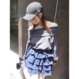 デコルテオープンスウェットトップス | dazzlin | 詳細画像34 