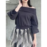 デコルテオープンスウェットトップス | dazzlin | 詳細画像38 