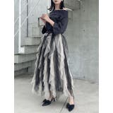 デコルテオープンスウェットトップス | dazzlin | 詳細画像40 