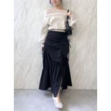 デコルテオープンスウェットトップス | dazzlin | 詳細画像48 