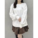 CAT刺繍リボンカットプルオーバー | dazzlin | 詳細画像1 