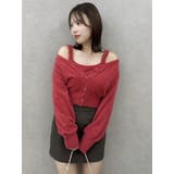 ミニシャギーラメニットカーデトップス | dazzlin | 詳細画像2