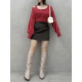 ミニシャギーラメニットカーデトップス | dazzlin | 詳細画像37