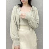 ミックス | ミニシャギーラメニットカーデトップス | dazzlin