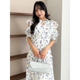 ラッフルリボンフラワーワンピース | dazzlin | 詳細画像12