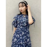 ラッフルリボンフラワーワンピース | dazzlin | 詳細画像20