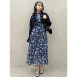 ラッフルリボンフラワーワンピース | dazzlin | 詳細画像23