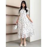 ラッフルリボンフラワーワンピース | dazzlin | 詳細画像7