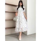 ラッフルリボンフラワーワンピース | dazzlin | 詳細画像8