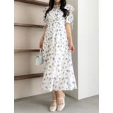 ラッフルリボンフラワーワンピース | dazzlin | 詳細画像9