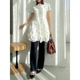 ギャザーリボンミニワンピース | dazzlin | 詳細画像48 