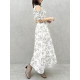 2WAYショルダーフラワーラッフルワンピース | dazzlin | 詳細画像20 