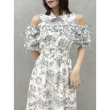 2WAYショルダーフラワーラッフルワンピース | dazzlin | 詳細画像22 
