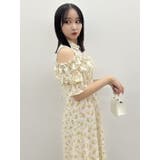 2WAYショルダーフラワーラッフルワンピース | dazzlin | 詳細画像33 