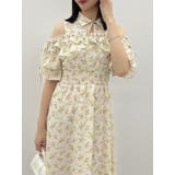 2WAYショルダーフラワーラッフルワンピース | dazzlin | 詳細画像36 