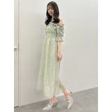 2WAYショルダーフラワーラッフルワンピース | dazzlin | 詳細画像49 