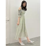 2WAYショルダーフラワーラッフルワンピース | dazzlin | 詳細画像50 