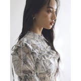 2WAYショルダーフラワーラッフルワンピース | dazzlin | 詳細画像7 