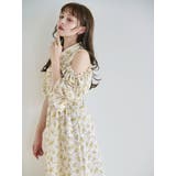 2WAYショルダーフラワーラッフルワンピース | dazzlin | 詳細画像9 